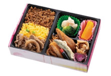 肉めし三色弁当