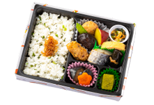 野沢菜ご飯弁当