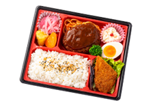 デミグラスソースハンバーグ弁当